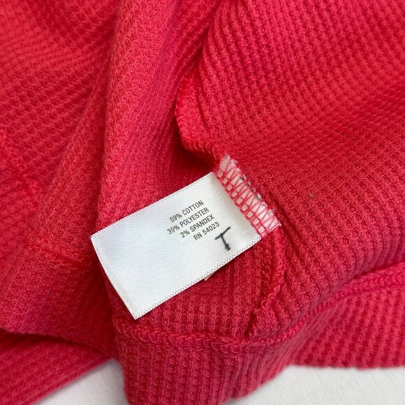 Y2K Old Navy Pink Tie Babydoll Cardigan Sweater Small Preppy Knit Top V-Neck - Picture 8 of 9